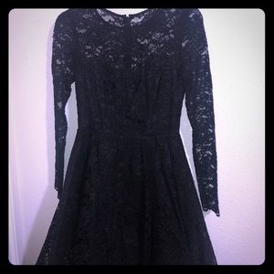 NWT ABS BY ALLEN SCHWARTZ BLACK LACE DRESS
